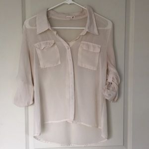 Cream blouse